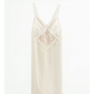 Embroidered Zara slip dress